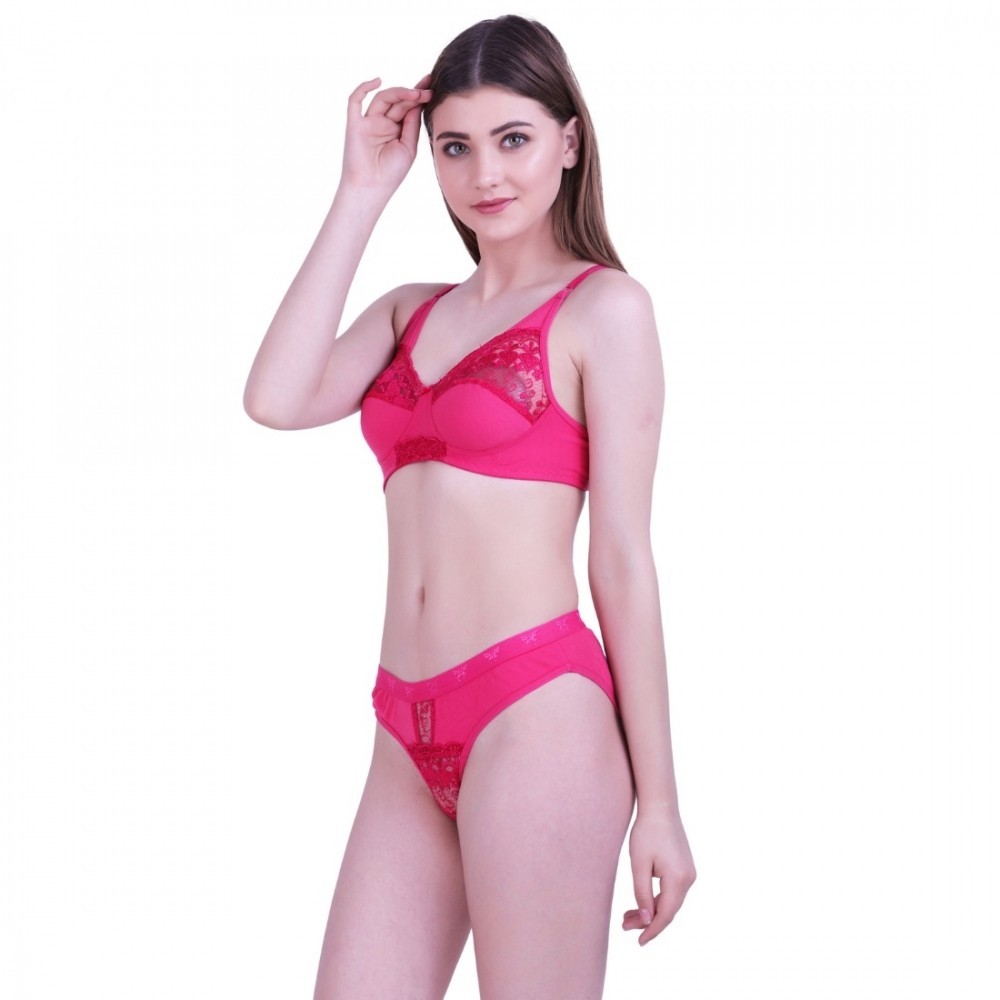 Women's Cotton Bra And Panty Set