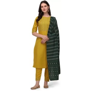 Women's Printed Kurti With Bottom Set