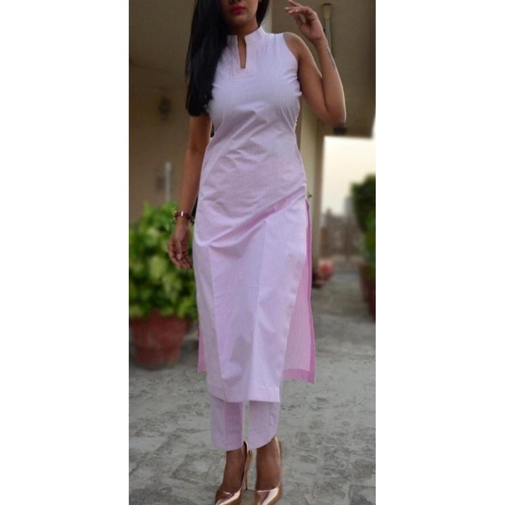 Women's Printed Kurti With Bottom Set