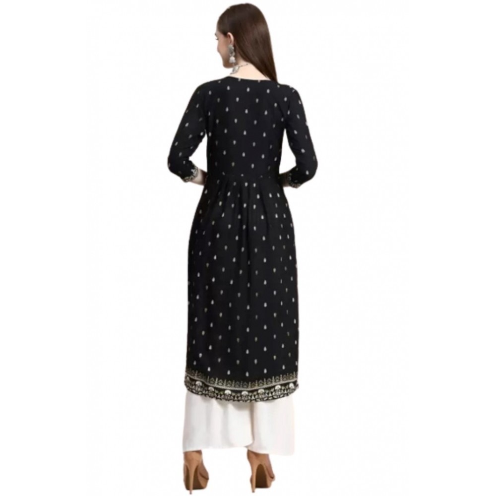 Women's Printed Embroidery Kurti