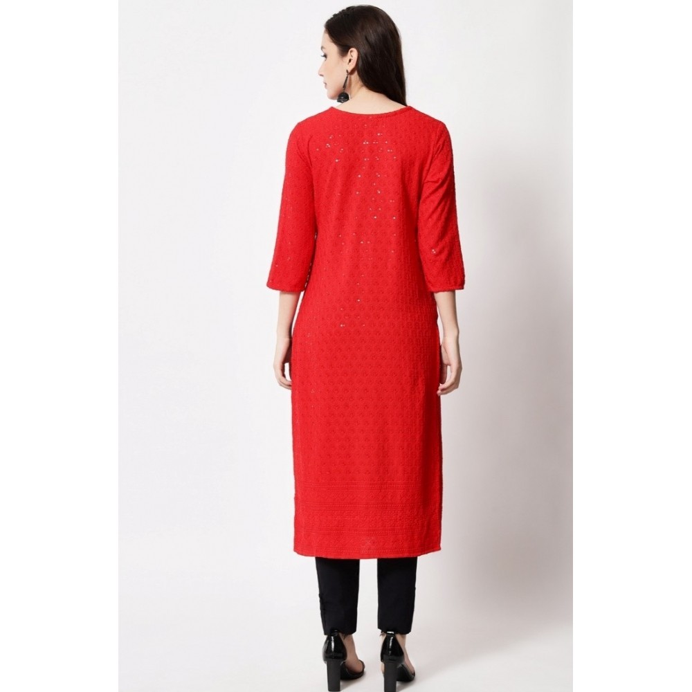 Women's Embroidery With Sequence Kurti