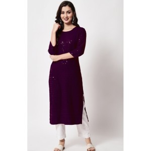 Women's Embroidery With Sequence Kurti