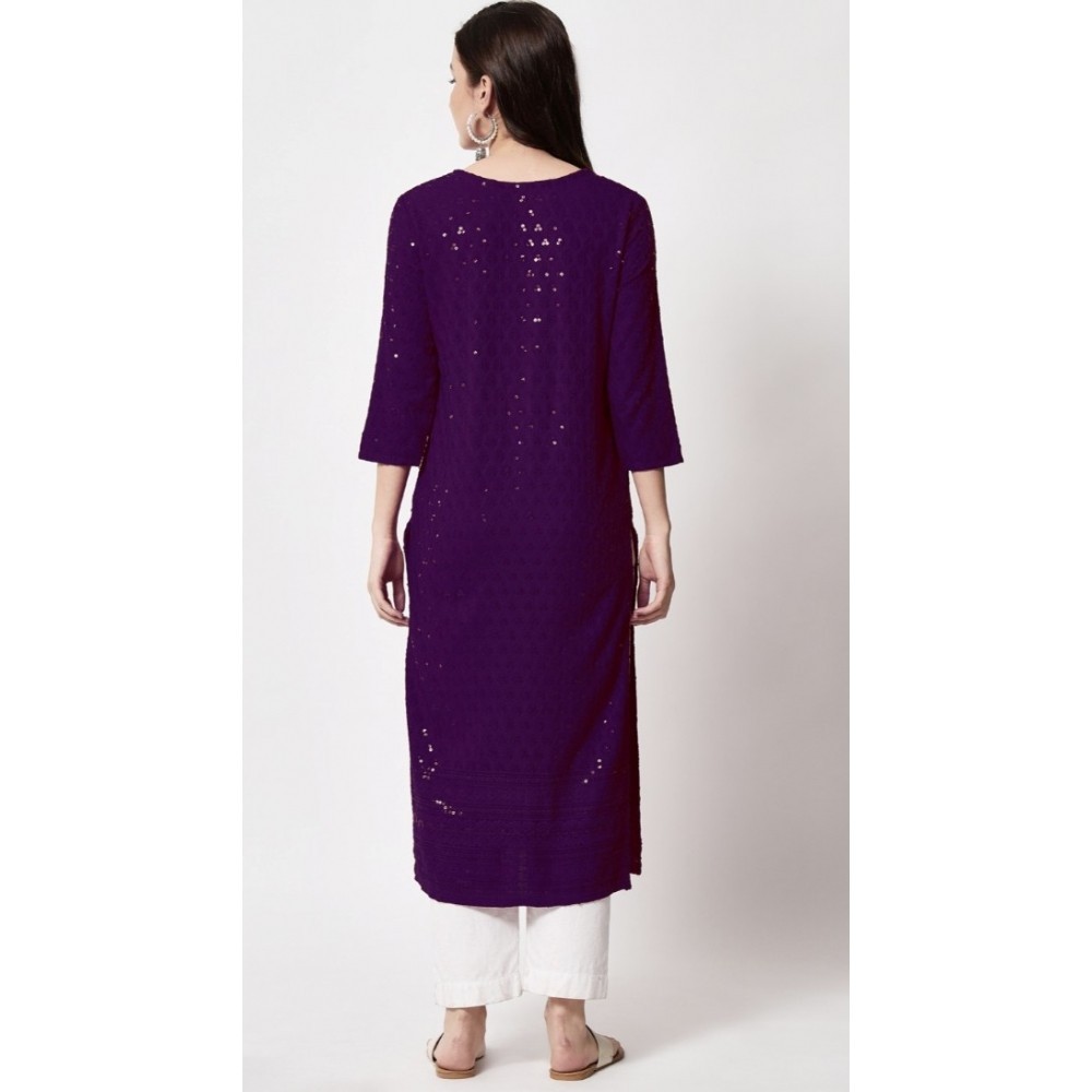 Women's Embroidery With Sequence Kurti