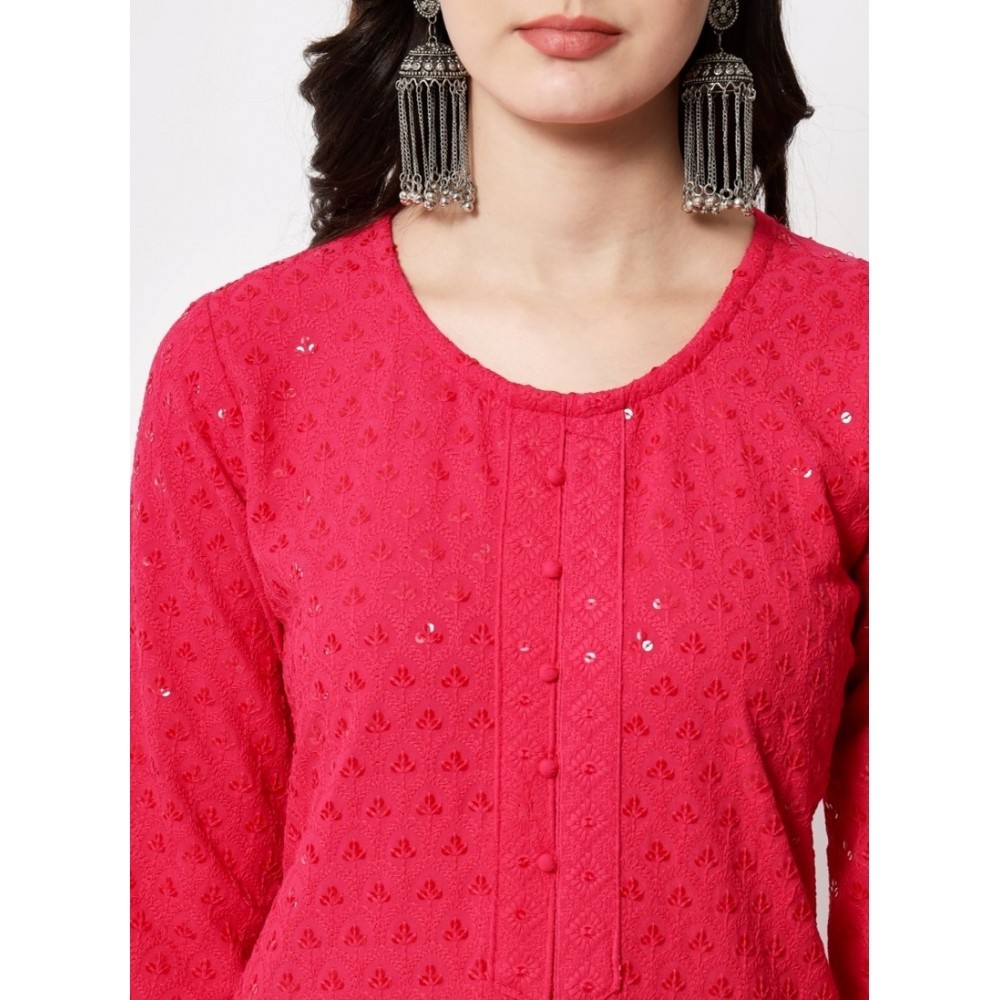 Women's Embroidery With Sequence Kurti