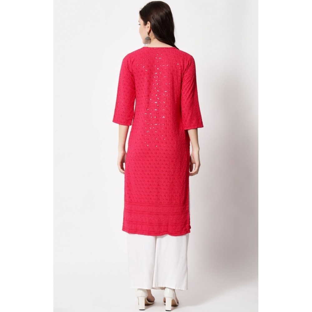Women's Embroidery With Sequence Kurti