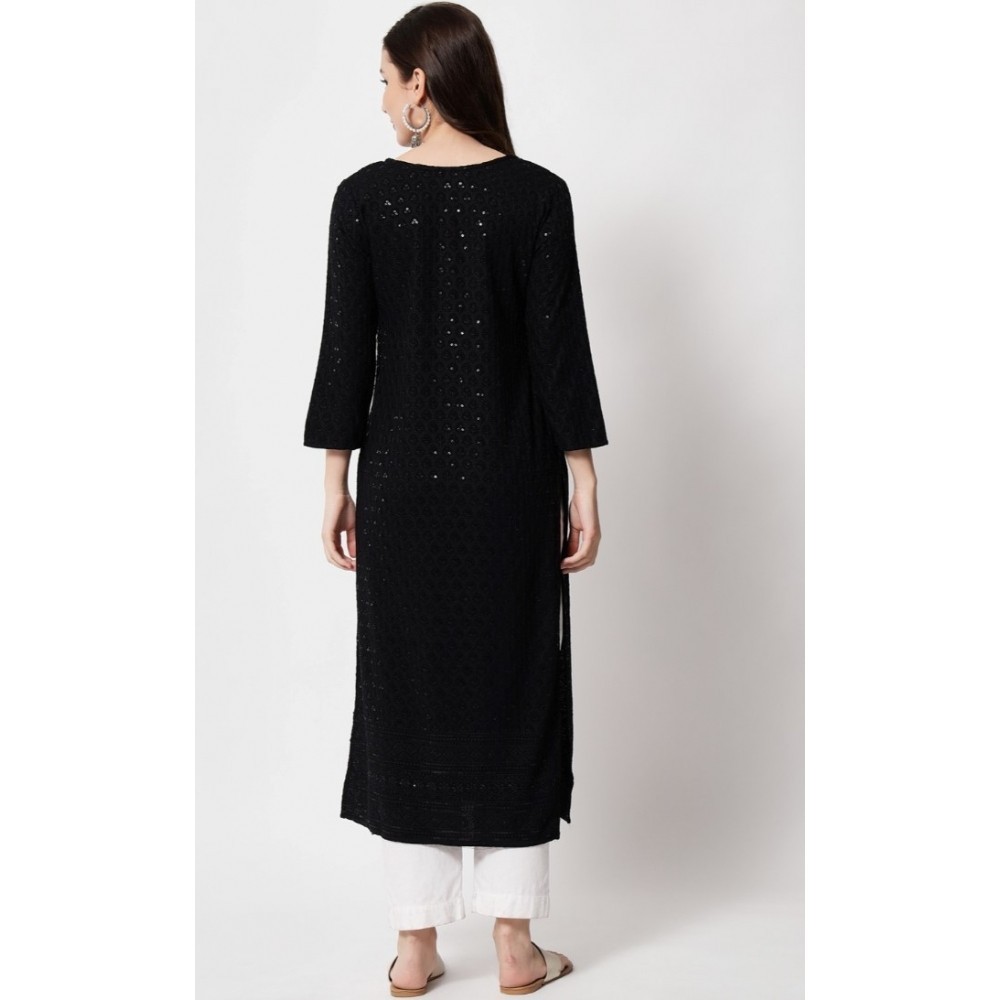 Women's Embroidery With Sequence Kurti