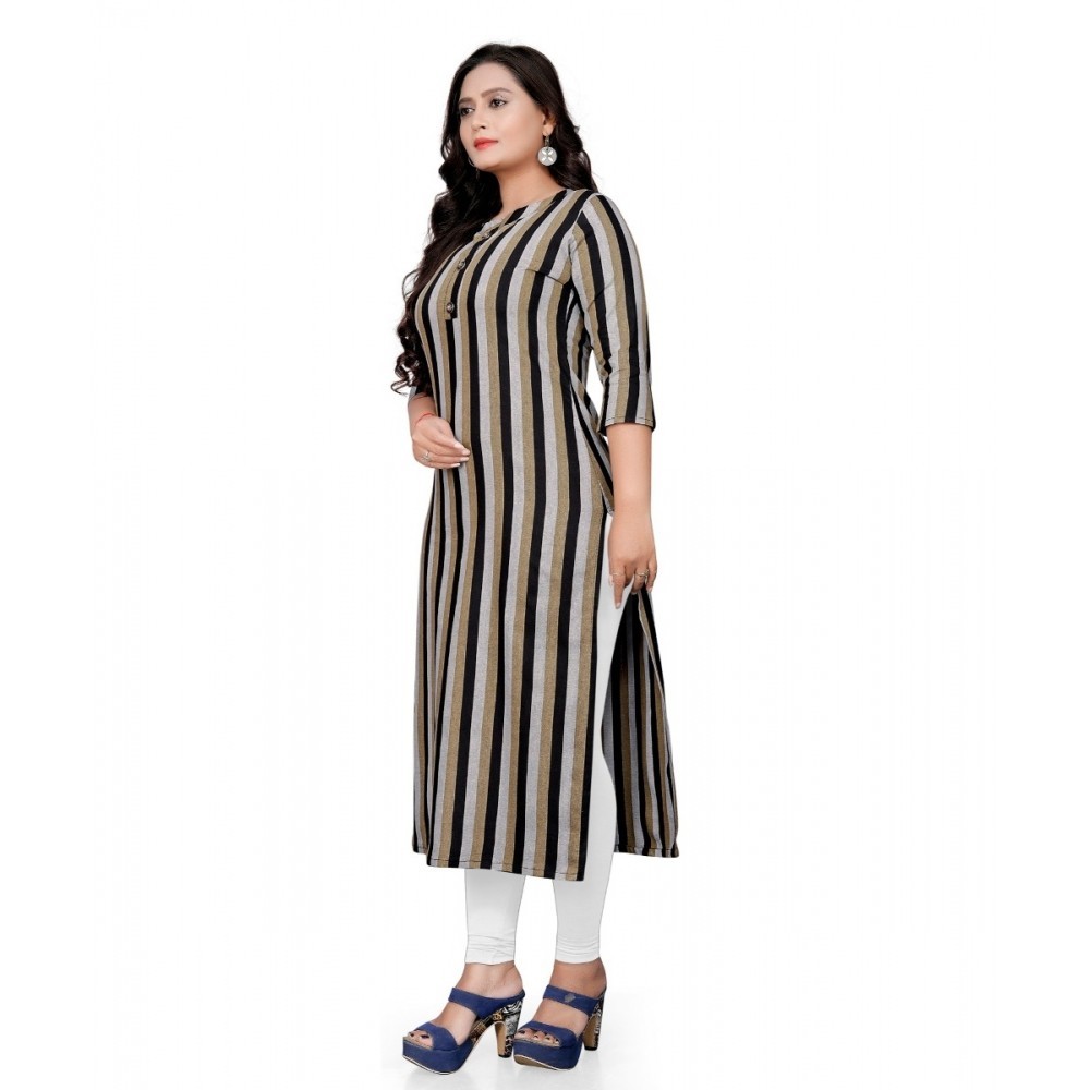 Women's Cotton Printed Straight Kurti