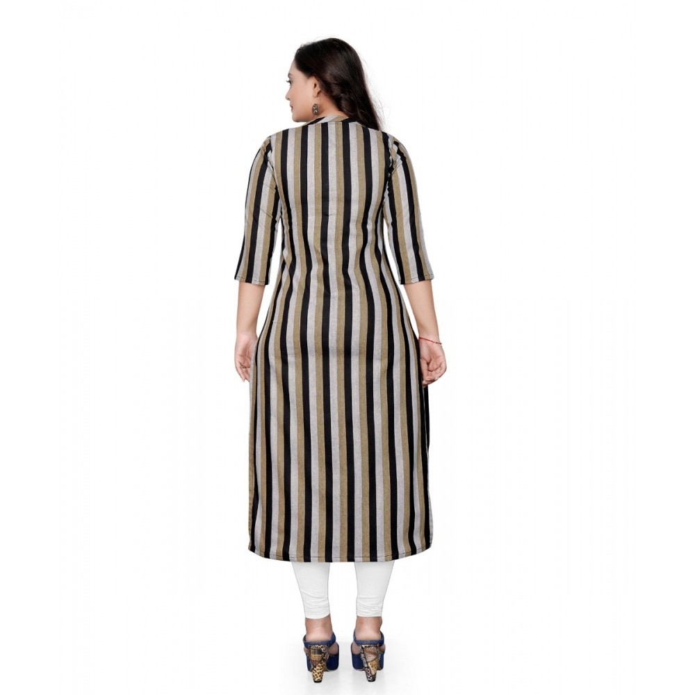 Women's Cotton Printed Straight Kurti