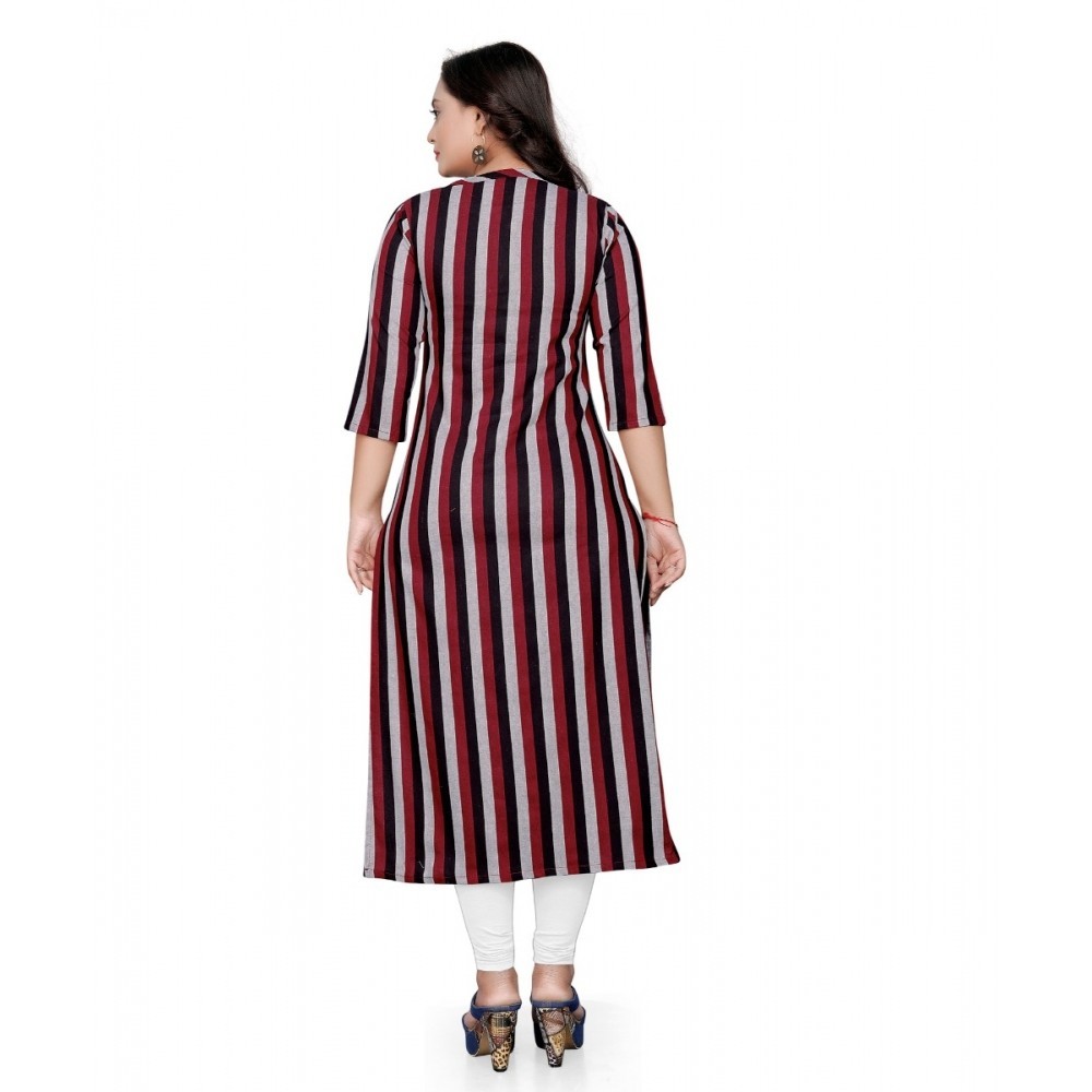 Women's Cotton Printed Straight Kurti