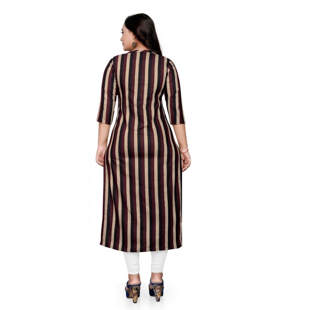 Women's Cotton Printed Straight Kurti