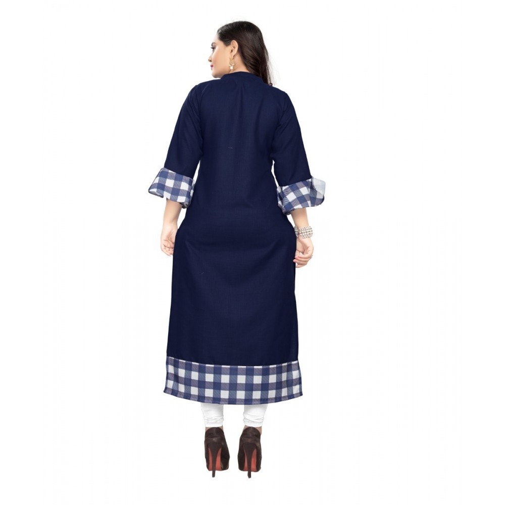 Women's Cotton Digital Printed Straight Kurti