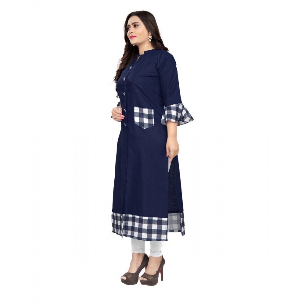 Women's Cotton Digital Printed Straight Kurti