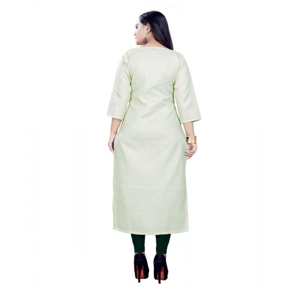 Women's Cotton Digital Print Straight Kurti