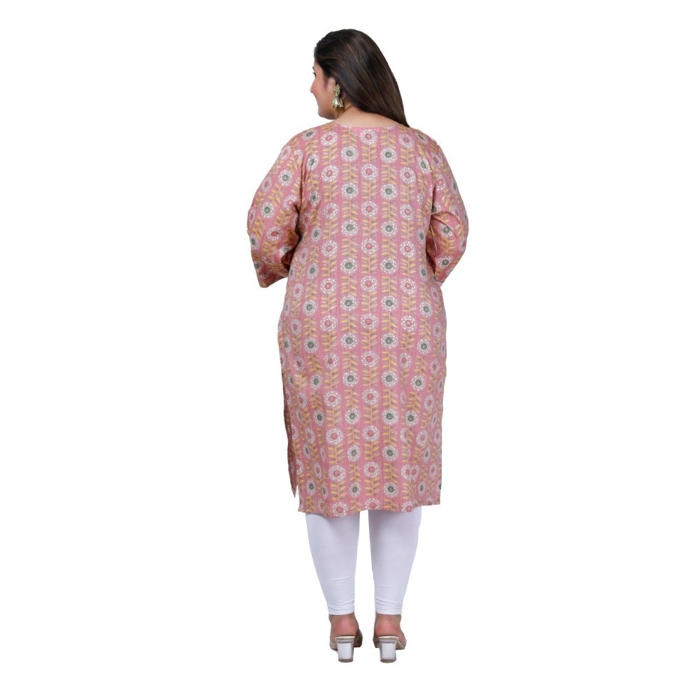 Women's Office wear Golden Foil Capsule Straight Kurti
