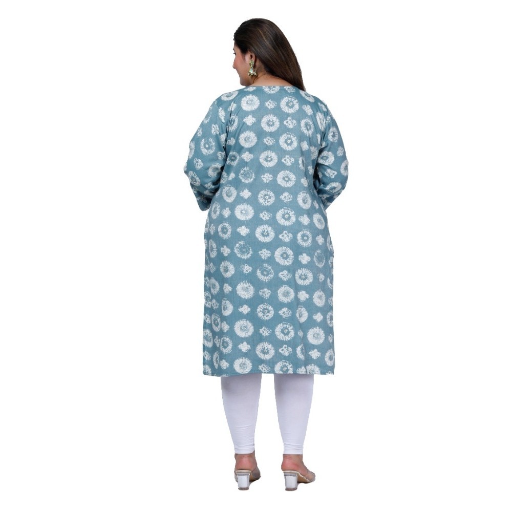 Women's Office wear Golden Foil Capsule Straight Kurti