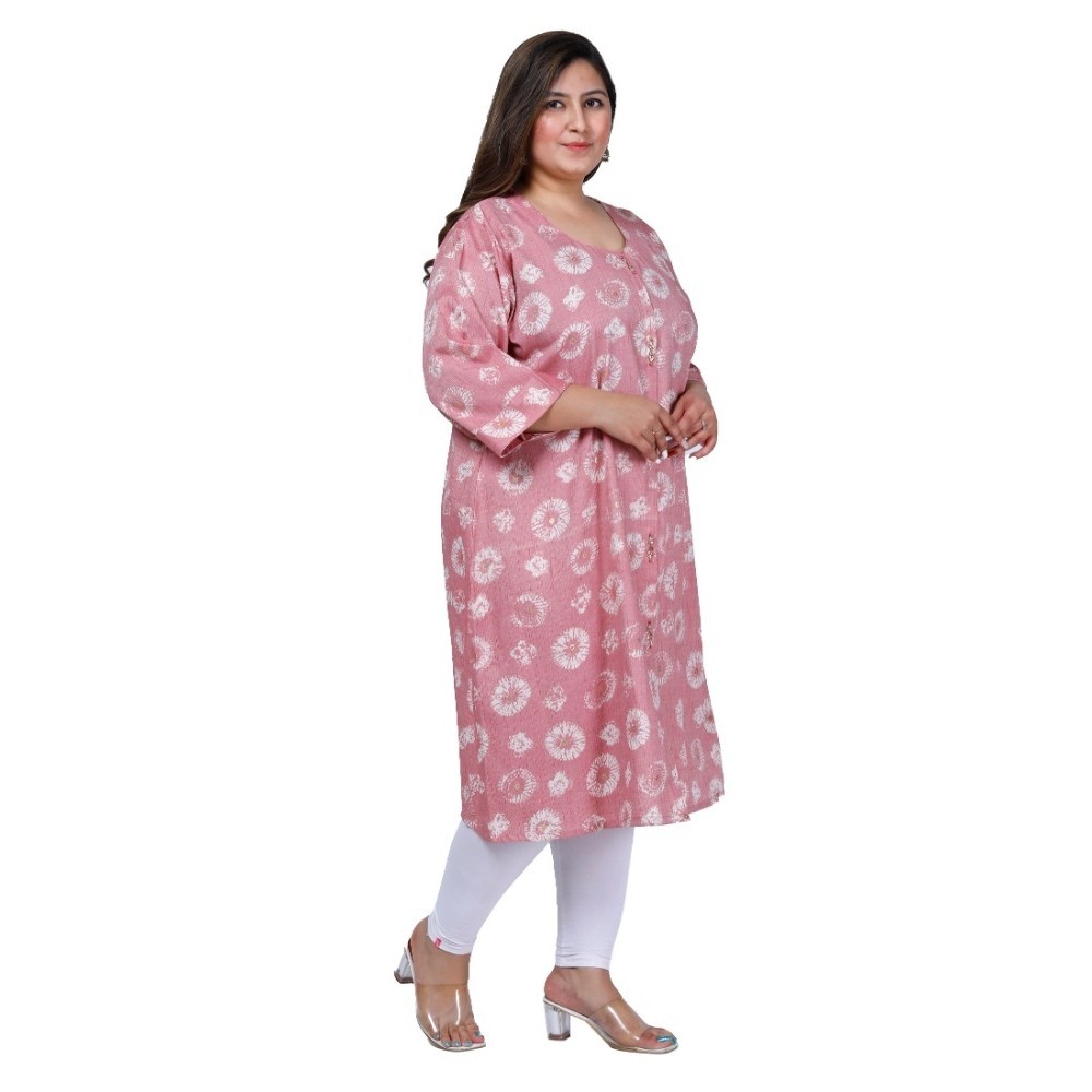 Women's Office wear Golden Foil Capsule A-Line Kurti