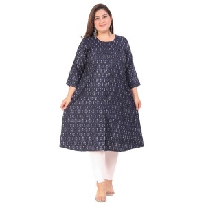 Women's Office wear Floral Printed Capsule A-Line Kurti