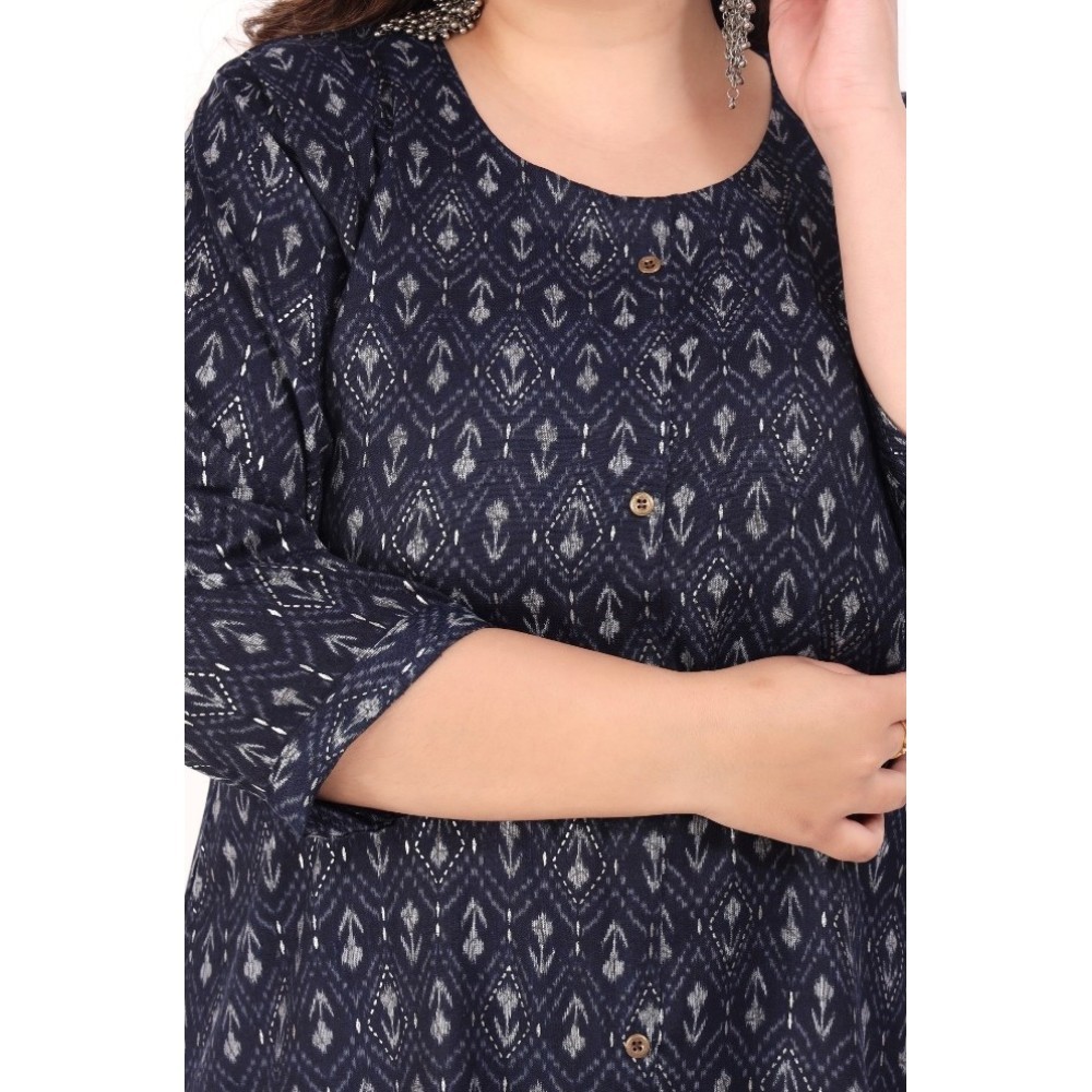 Women's Office wear Floral Printed Capsule A-Line Kurti