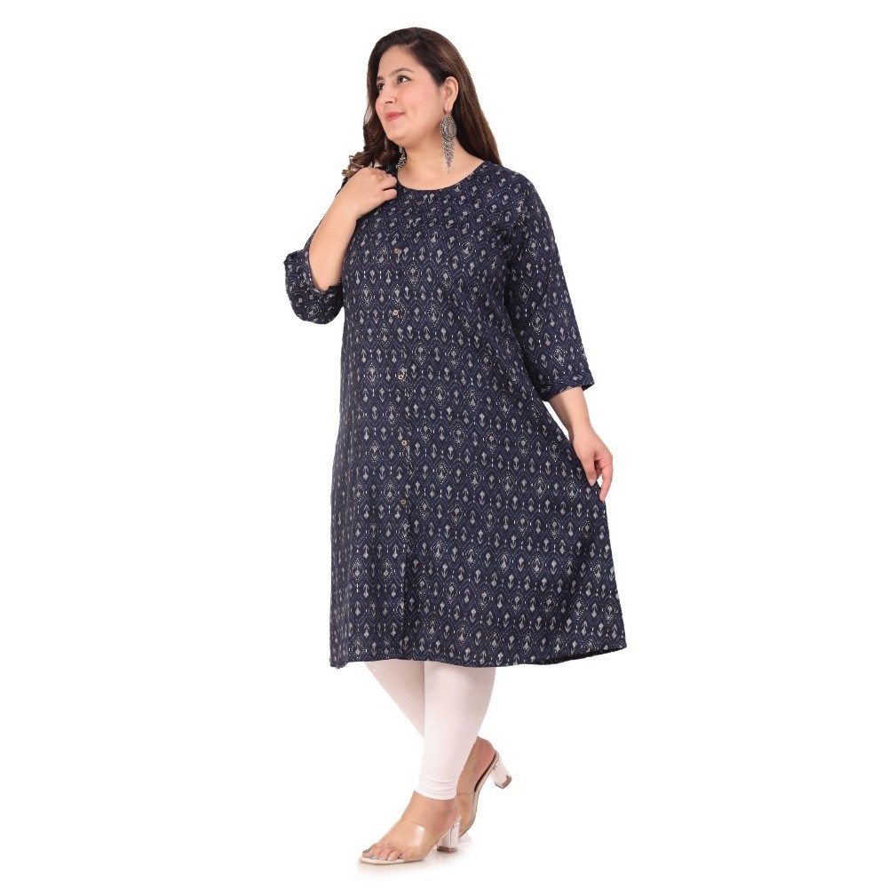 Women's Office wear Floral Printed Capsule A-Line Kurti