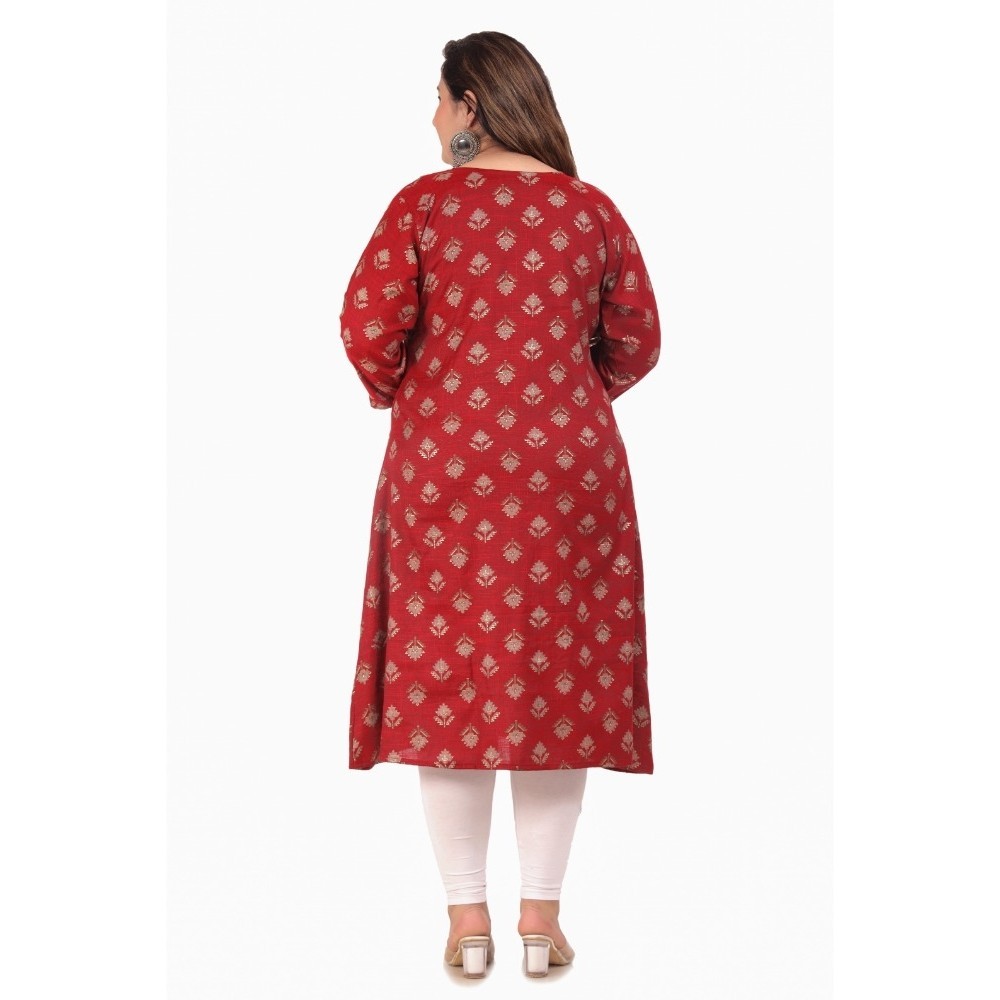 Women's Office wear Floral Printed Capsule A-Line Kurti