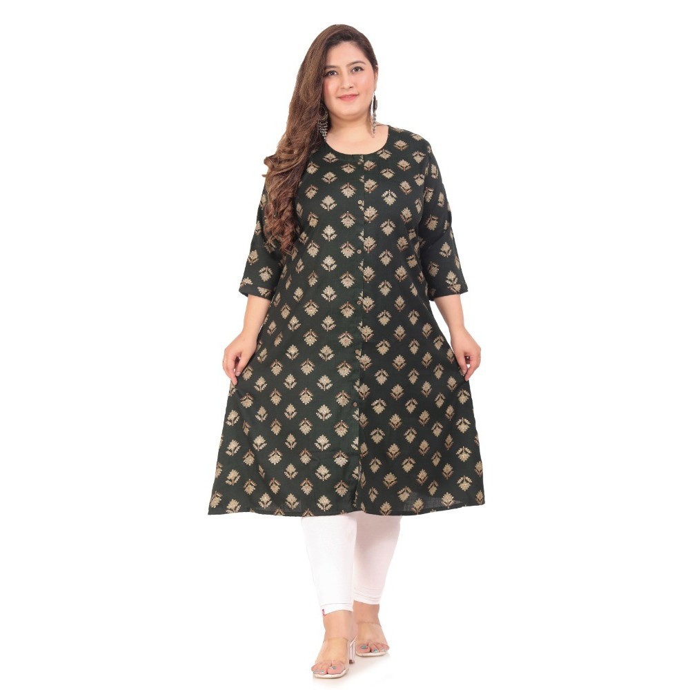 Women's Office wear Floral Printed Capsule A-Line Kurti