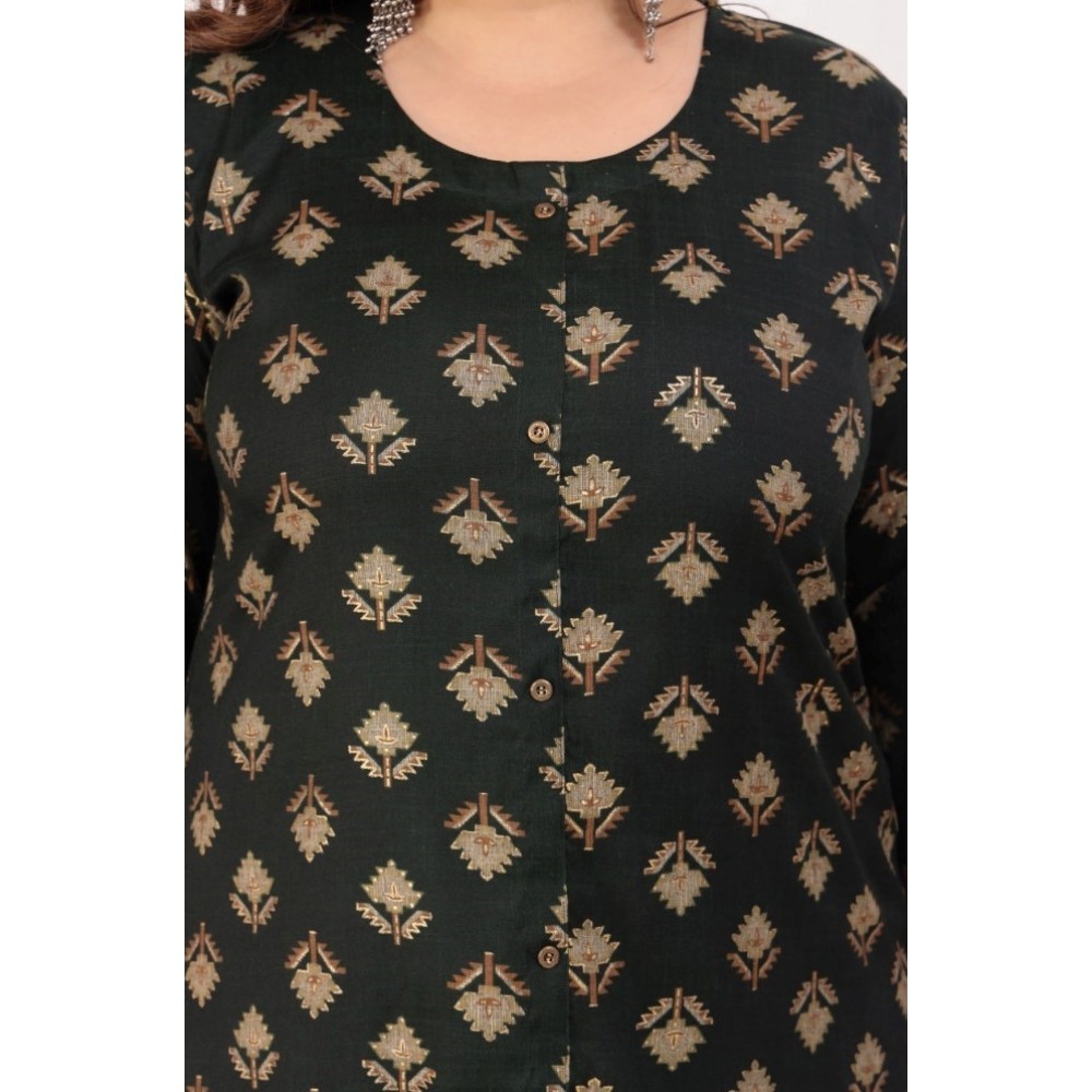 Women's Office wear Floral Printed Capsule A-Line Kurti