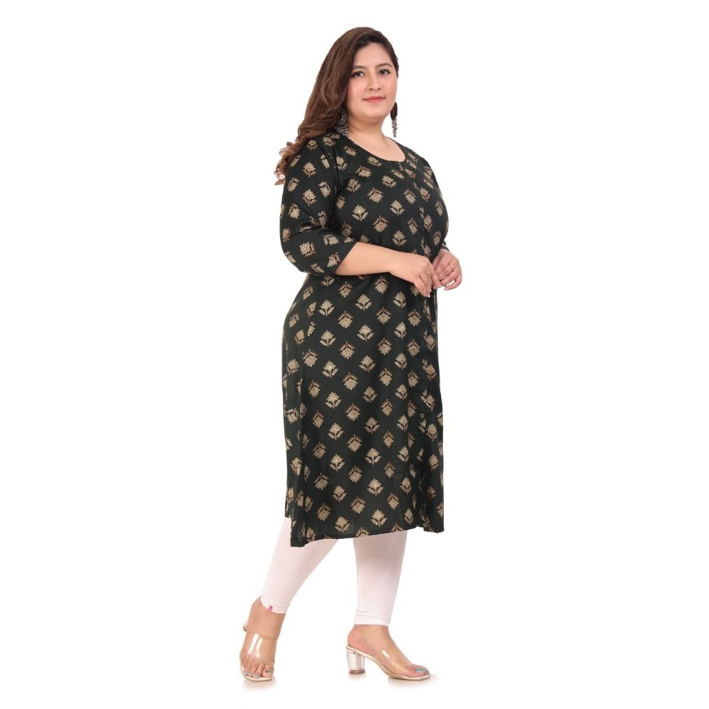 Women's Office wear Floral Printed Capsule A-Line Kurti
