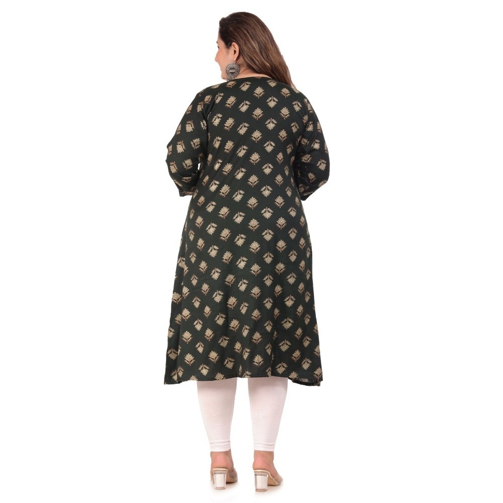 Women's Office wear Floral Printed Capsule A-Line Kurti
