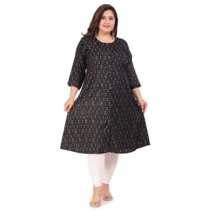 Women's Office wear Floral Printed Capsule A-Line Kurti