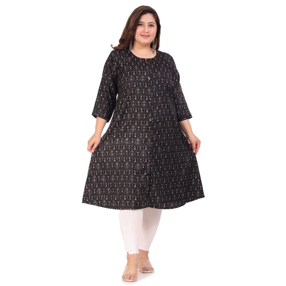 Women's Office wear Floral Printed Capsule A-Line Kurti