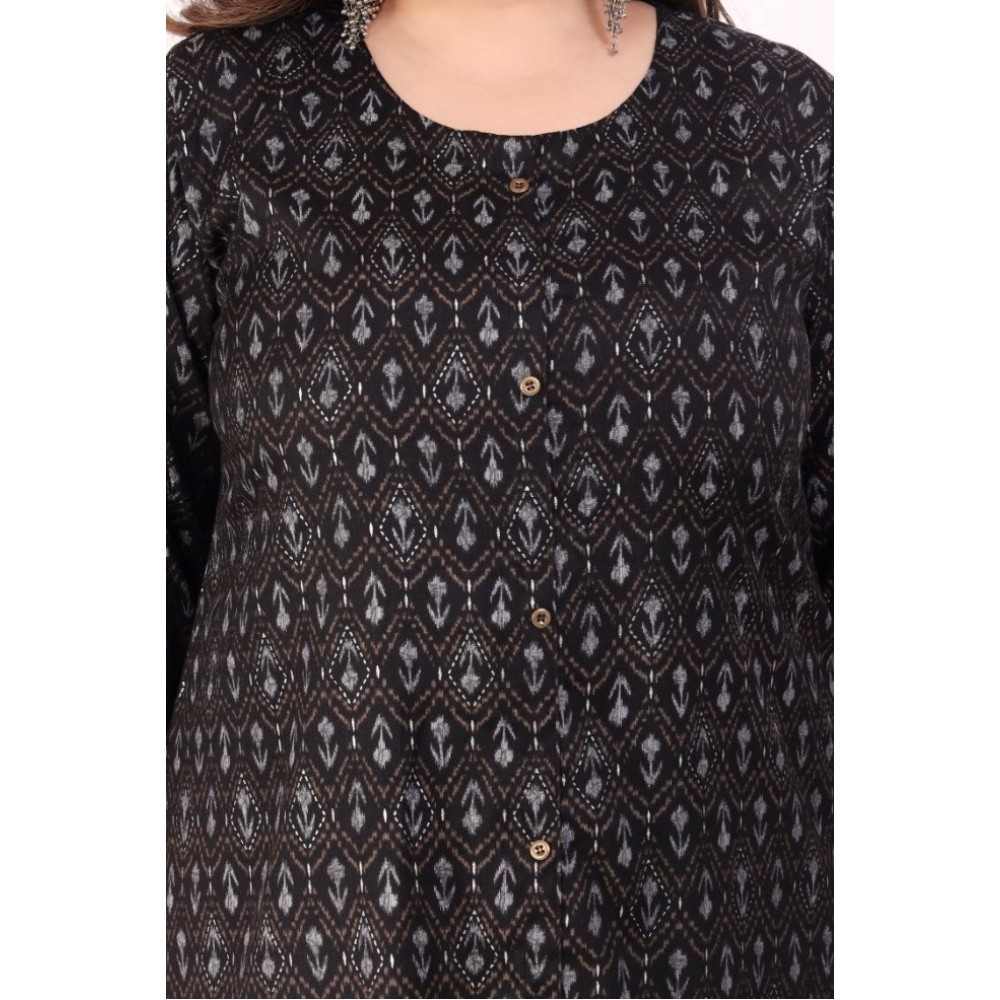 Women's Office wear Floral Printed Capsule A-Line Kurti