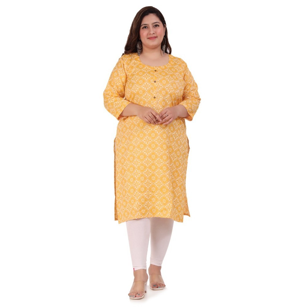 Women's Office wear Designer Printed Capsule Straight Kurti