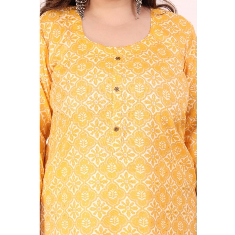 Women's Office wear Designer Printed Capsule Straight Kurti
