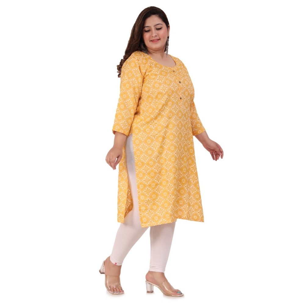 Women's Office wear Designer Printed Capsule Straight Kurti