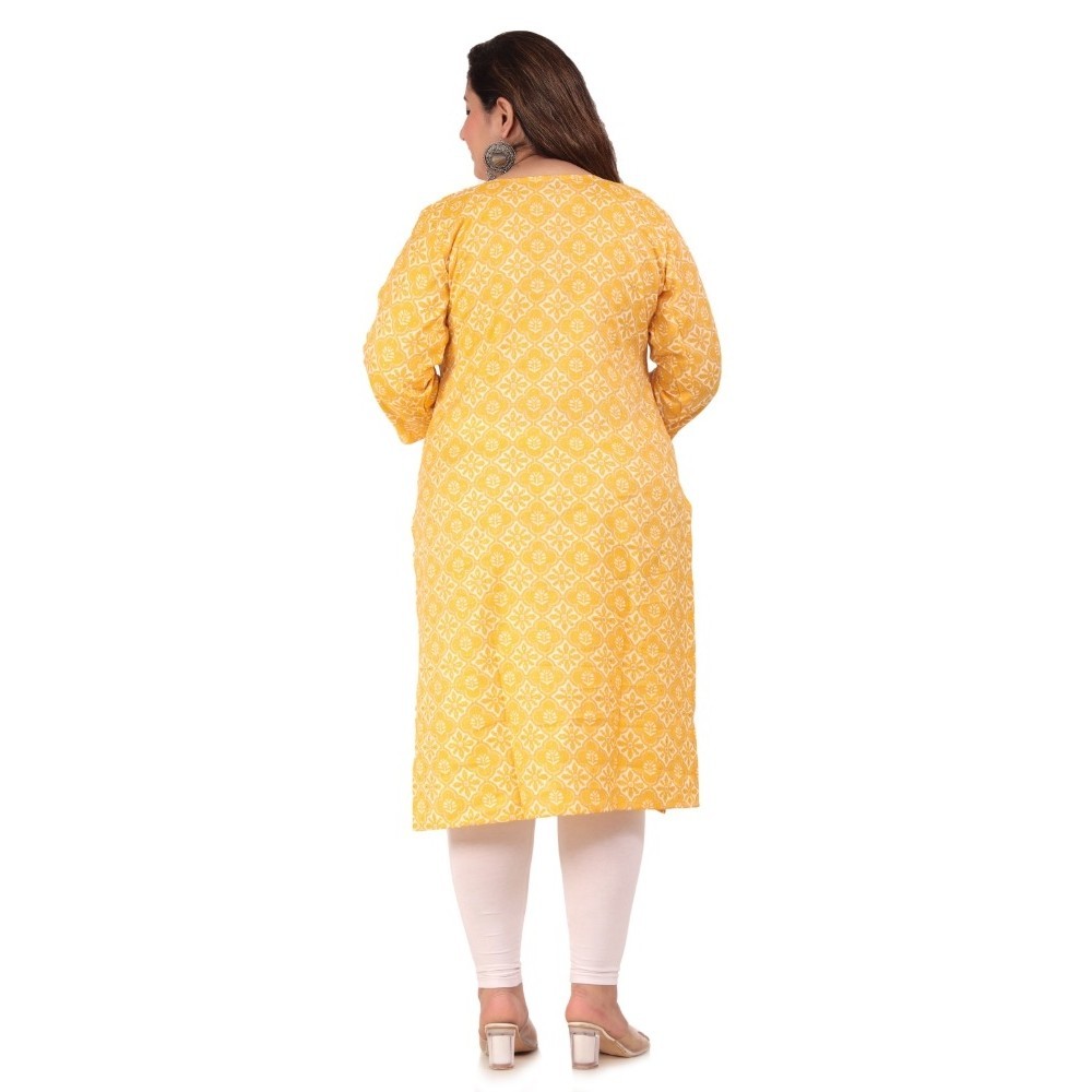 Women's Office wear Designer Printed Capsule Straight Kurti