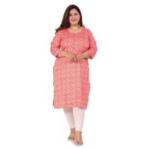 Women's Office wear Designer Printed Capsule Straight Kurti