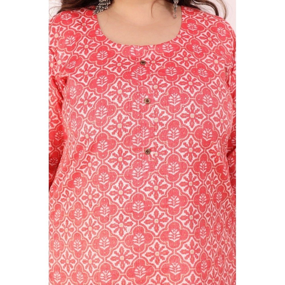 Women's Office wear Designer Printed Capsule Straight Kurti