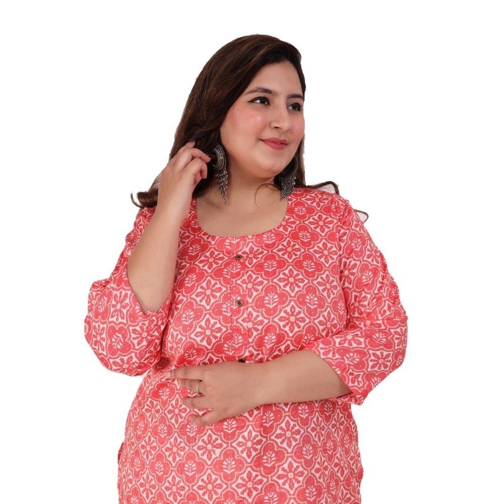 Women's Office wear Designer Printed Capsule Straight Kurti