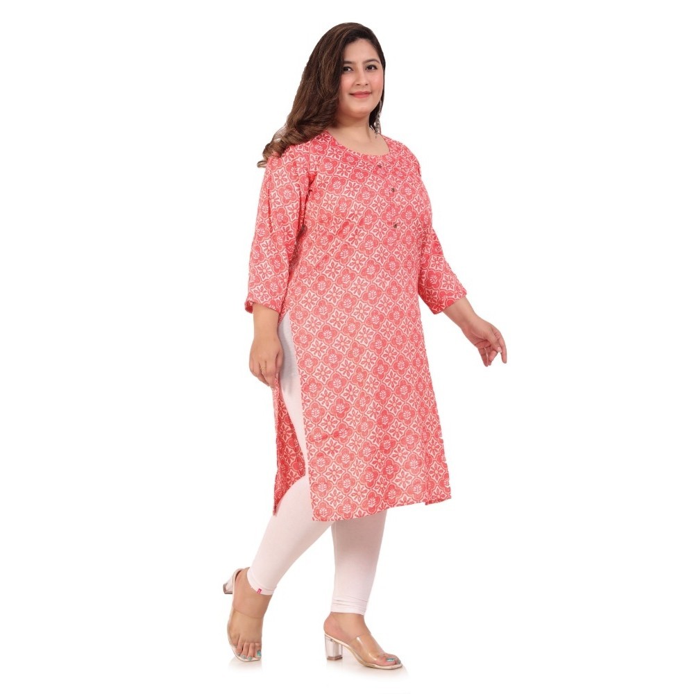Women's Office wear Designer Printed Capsule Straight Kurti
