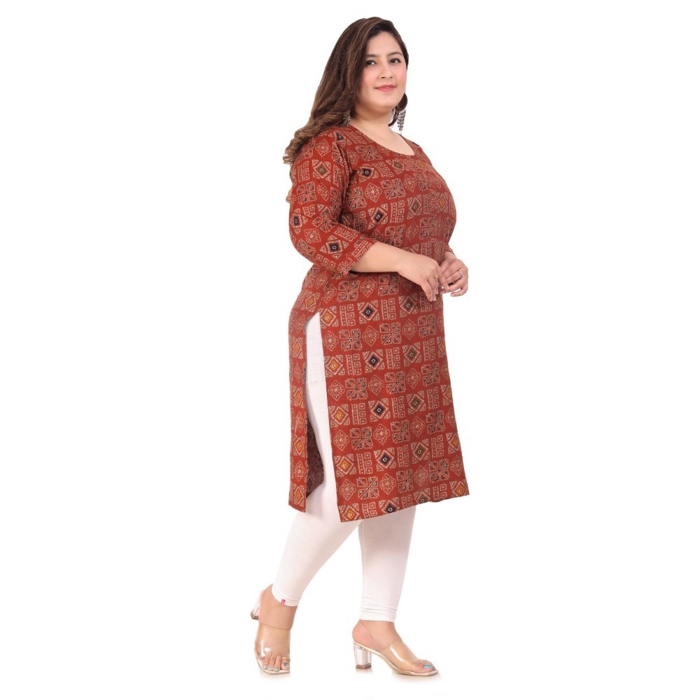 Women's Office wear Designer Printed Capsule Straight Kurti