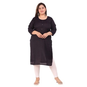 Women's Office wear Bandhni Printed Capsule Straight Kurti