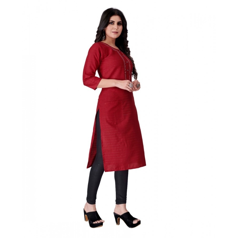 Women's Cotton Mill Printed  Straight Kurti