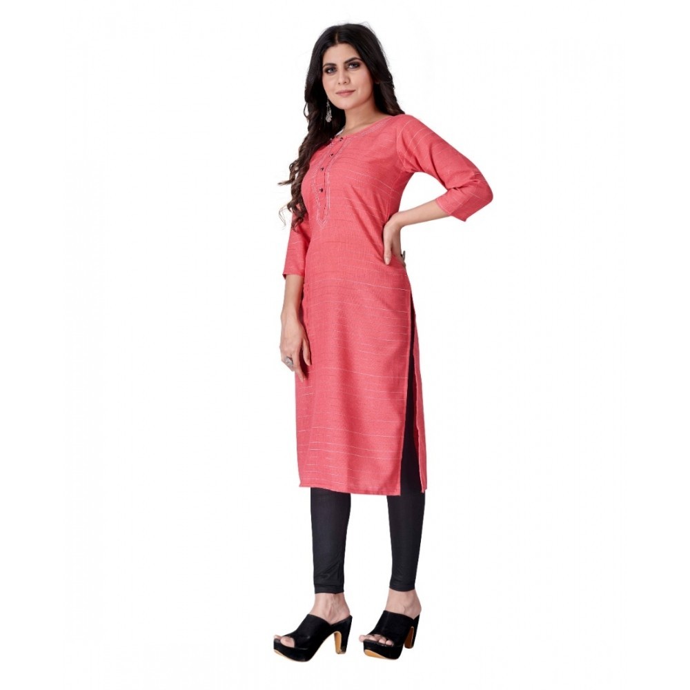 Women's Cotton Mill Printed  Straight Kurti