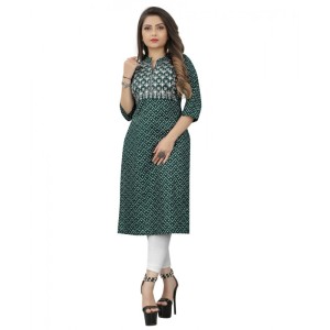 Women's Cotton Embroidery Straight Kurti