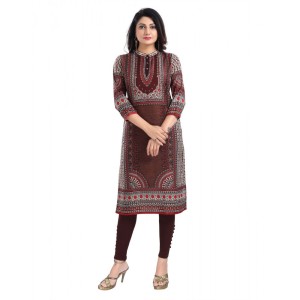 Women's 3/4th Sleeve Masleen Tunic Long Kurti