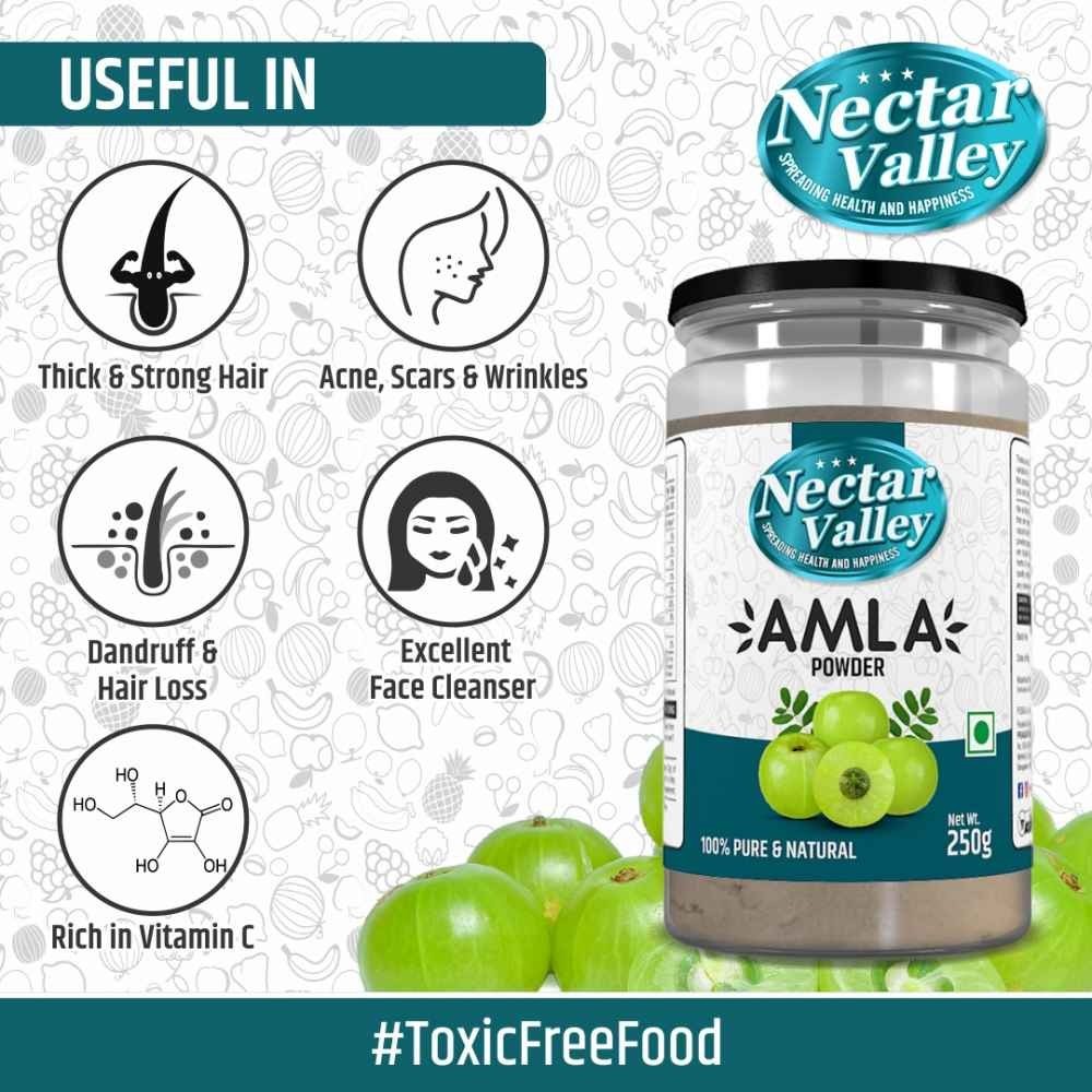 Amla Powder Organically Processed and Grinded Without Seeds 250g