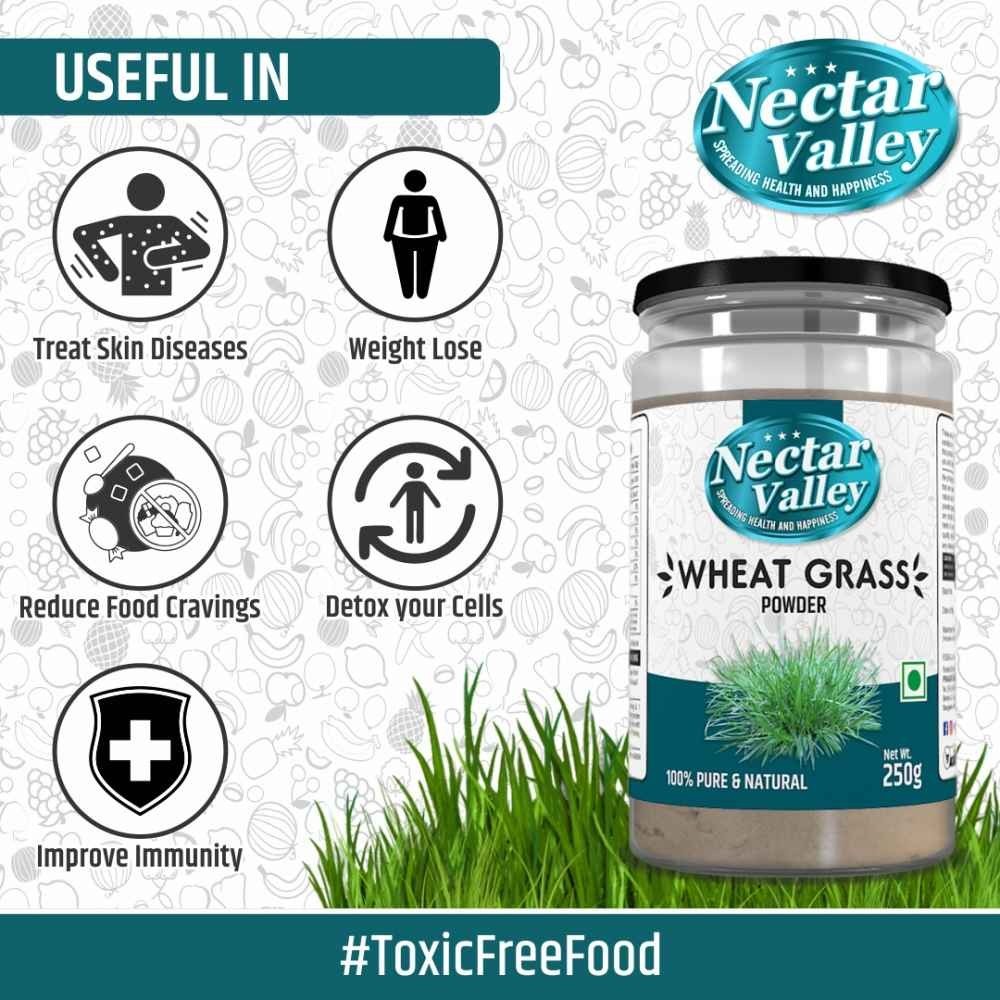 Nectar Valley Organic Wheatgrass Leaf Powder 250g