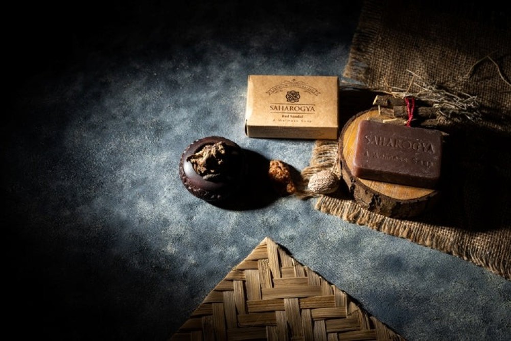 Saharogya Hand Crafted Red Sandal Soap