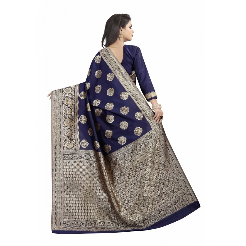 Women's Kota Banarasi Silk Saree with Blouse