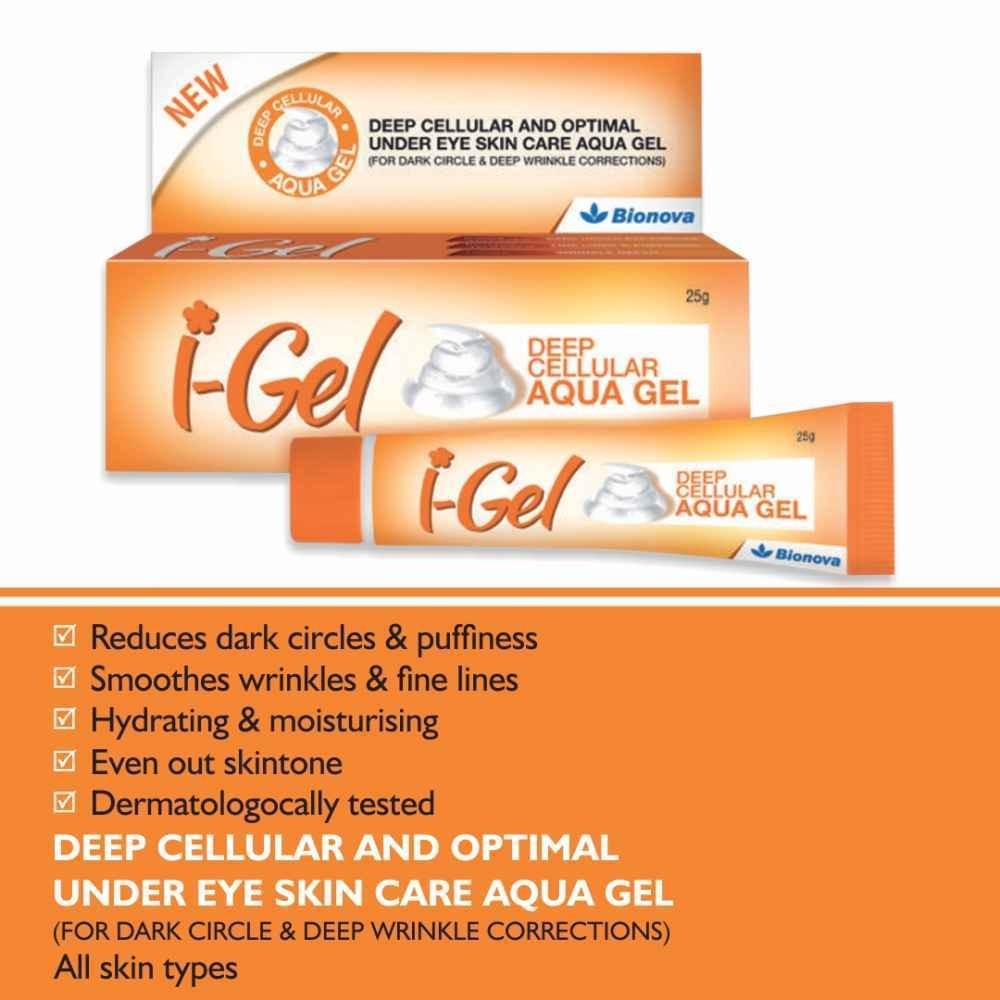 Bionova I-Gel Under Eye Cream For Dark Circles And Puffy Eyes